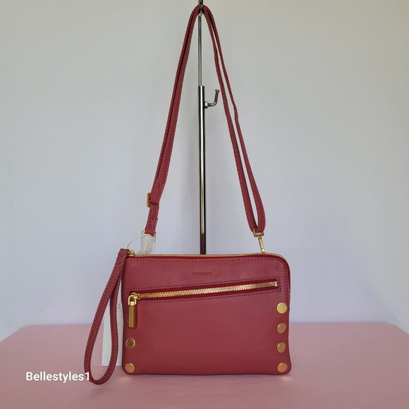HAMMITT NASH Small Pebbled Leather Crossbody - Rouge Pink color π$175. - Picture 6 of 16